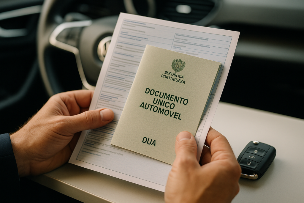 Documentação necessária para a IPO de um carro em renting incluindo DUA e comprovativo de seguro
