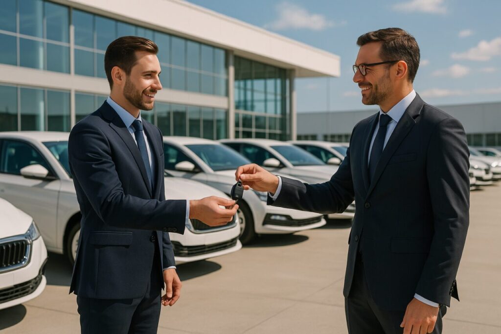 Entrega de viaturas de frota em renting a empresa portuguesa