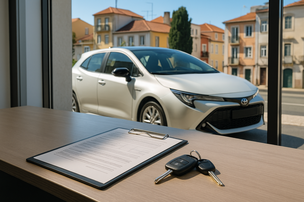 Renting de veículos híbridos e elétricos sem entrada em Portugal